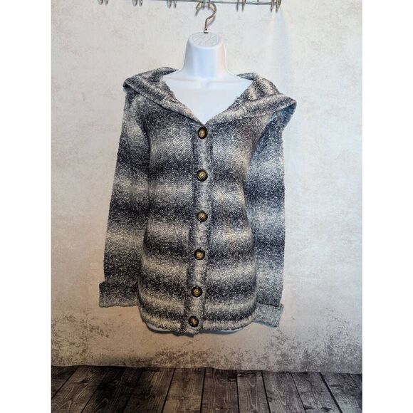 NorthCrest button down hooded sweater XL - Picture 1 of 5